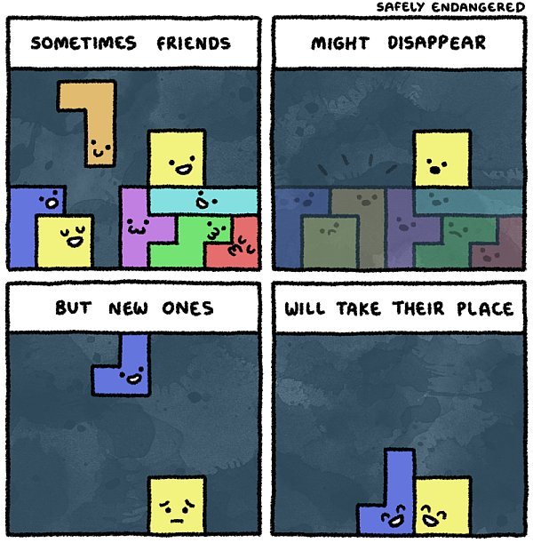 A comic about friendship and tetris