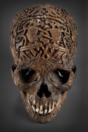 Carved skull