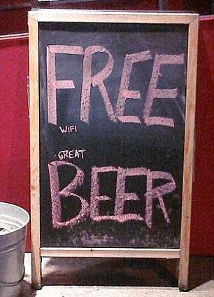 Free WiFi and Great Beer | t3hwin.com
