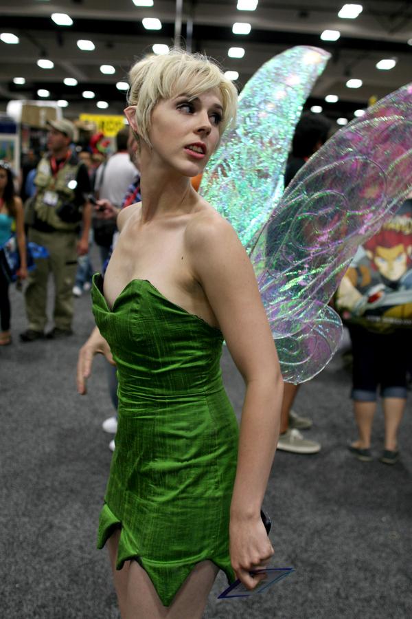 Tinkerbell from Peter Pan cosplay