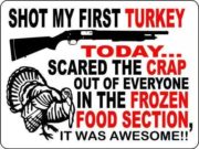 Shot my first turkey