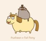 Pusheen x Fat Pony