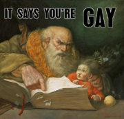 It says you’re gay