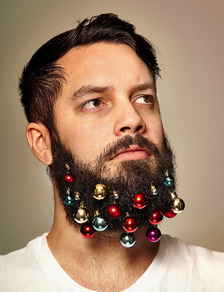 Let the Christmas spirit in your beard!