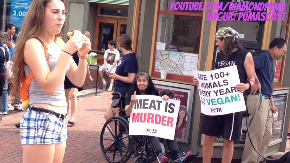 Meat is murder. -peta