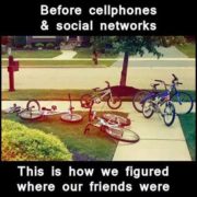 Before cellphones and social networks