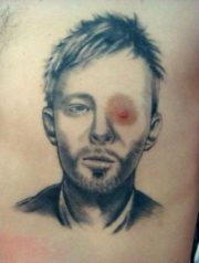 Here’s the most upsetting Radiohead tattoo ever