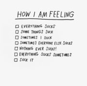How I am feeling
