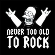 Never too old to rock