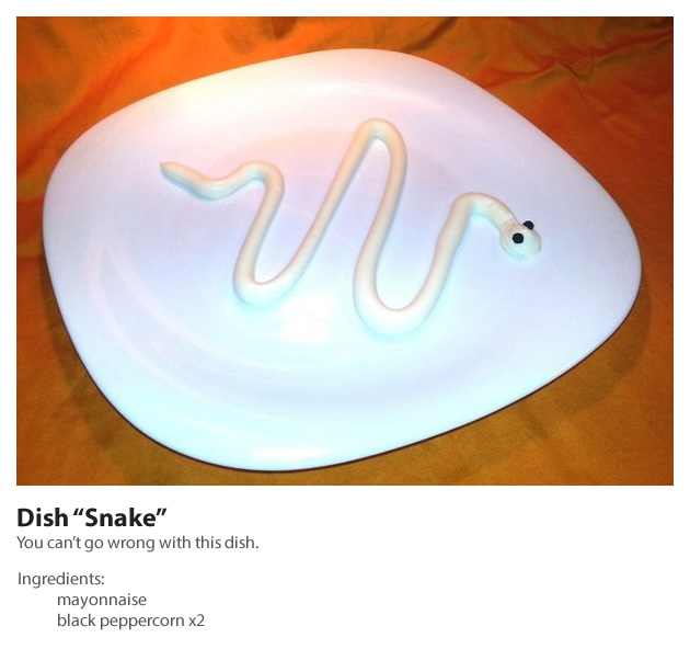 Snake dish