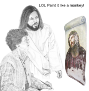 Paint it like a monkey!