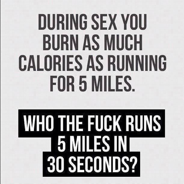 Sex burns calories