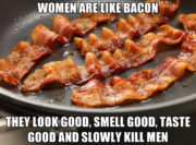 Women are like bacon