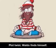 Plot twist. Waldo finds himself.