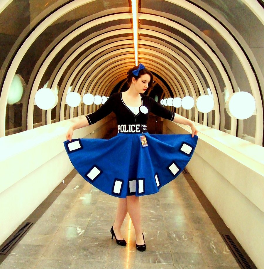 Tardis (Time and Relative Dimension in Space) Dress