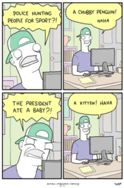 The internet in a comic