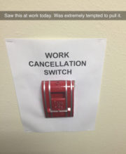 Work Cancellation Switch