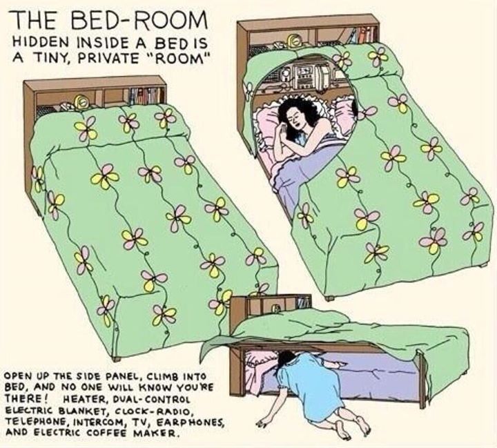 Bed – room inside a bed