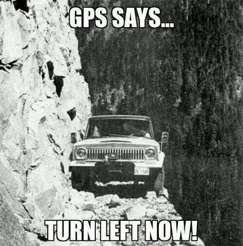 GPS says…