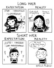 Hairstyles expectation vs reality