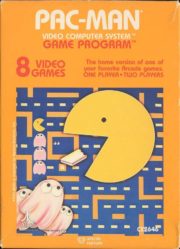 Pac-man old school video game cover