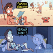 Summer expectations VS. Summer reality