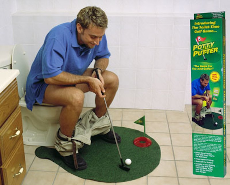 The toilet-time golf game – Potty Putter