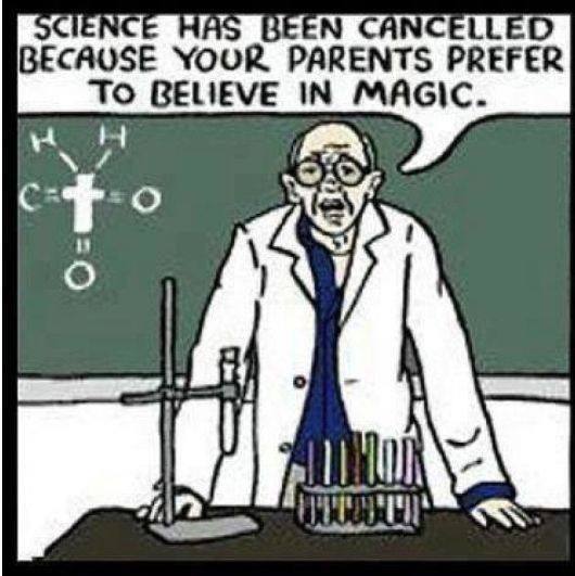 Science has been cancelled