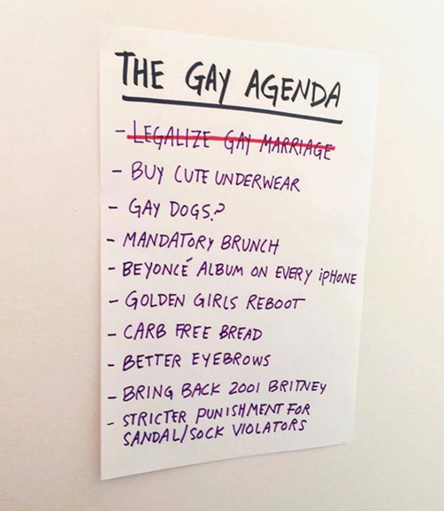 The Gay Agenda