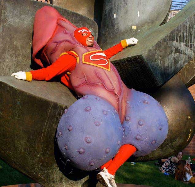 This is Scrotie, mascot for the Rhode Island School of Design