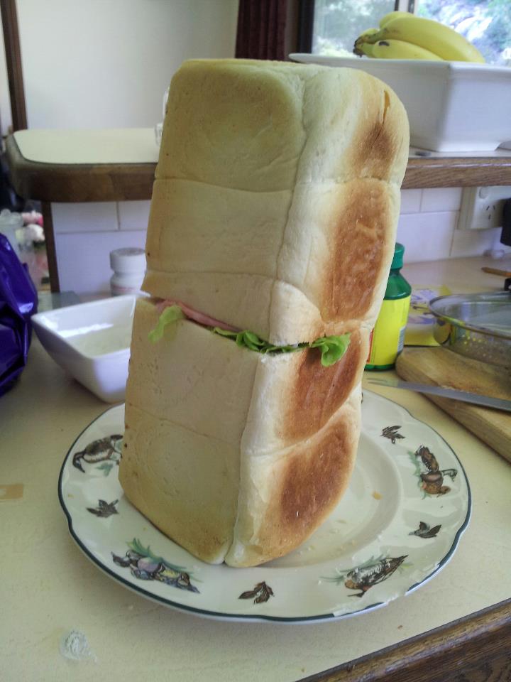 When your girlfriend is angry and you ask for a sandwich…