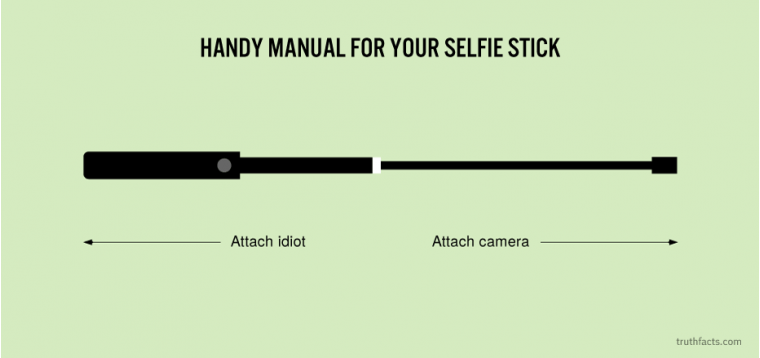 Handy manual for your selfie stick