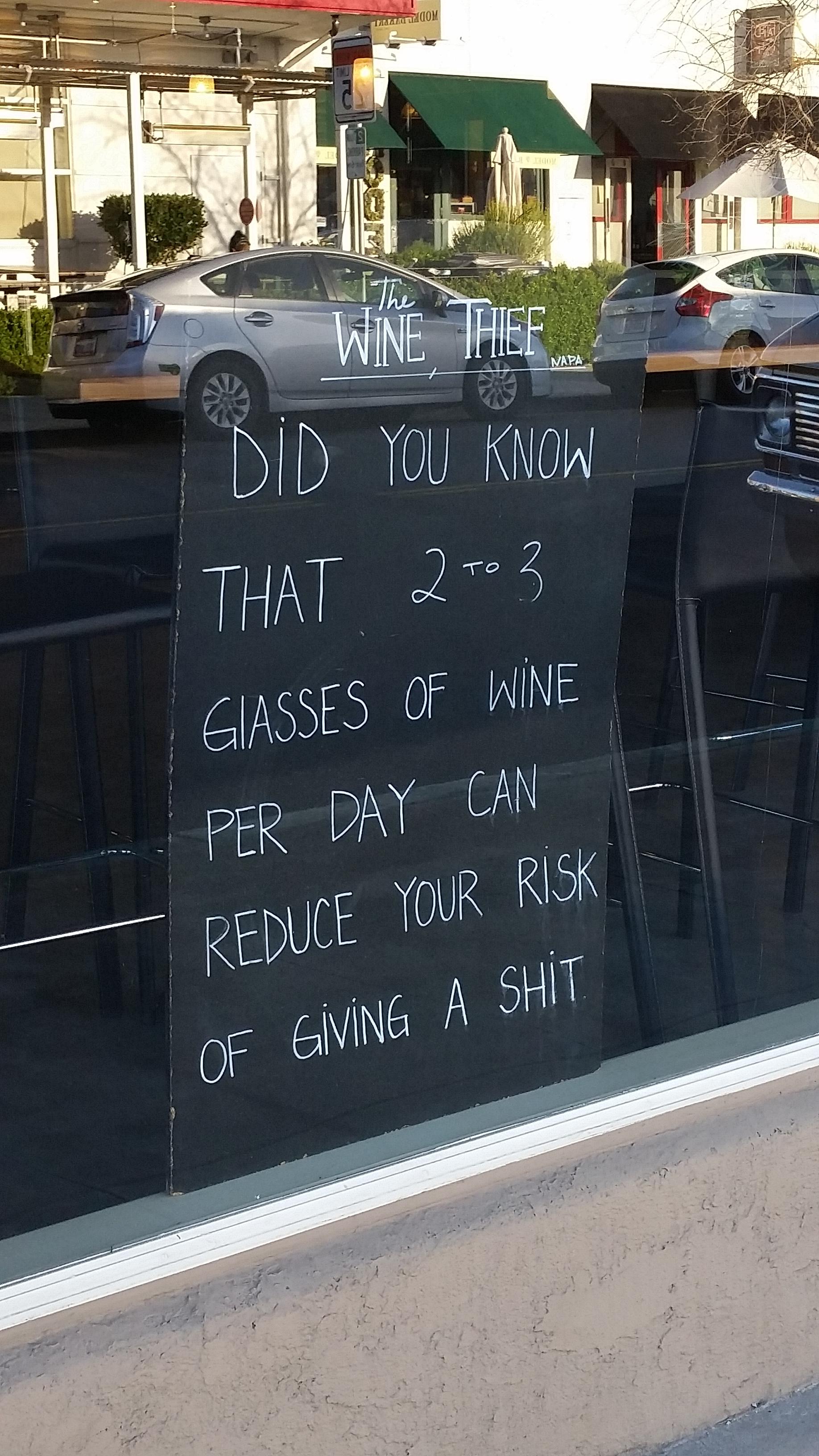 Drink wine, it’s healthy!