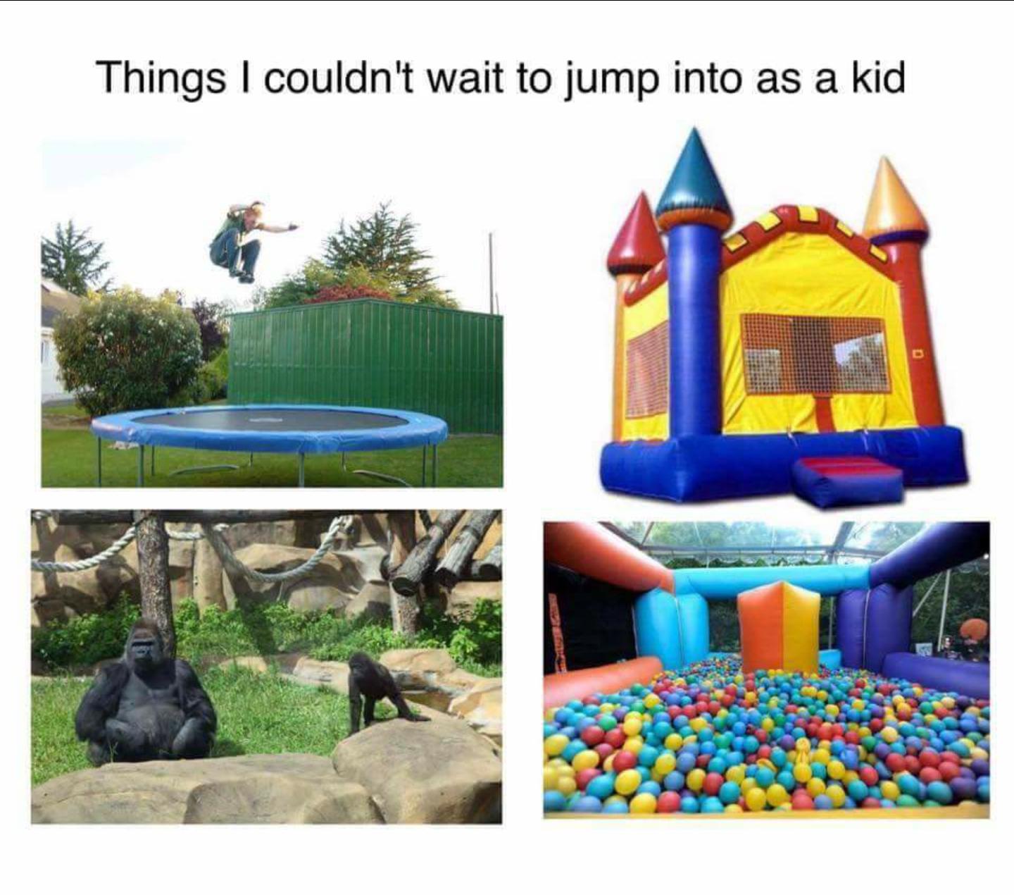 Things I couldn’t wait to jump into as a kid