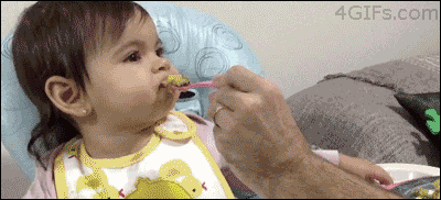 How to feed a baby…