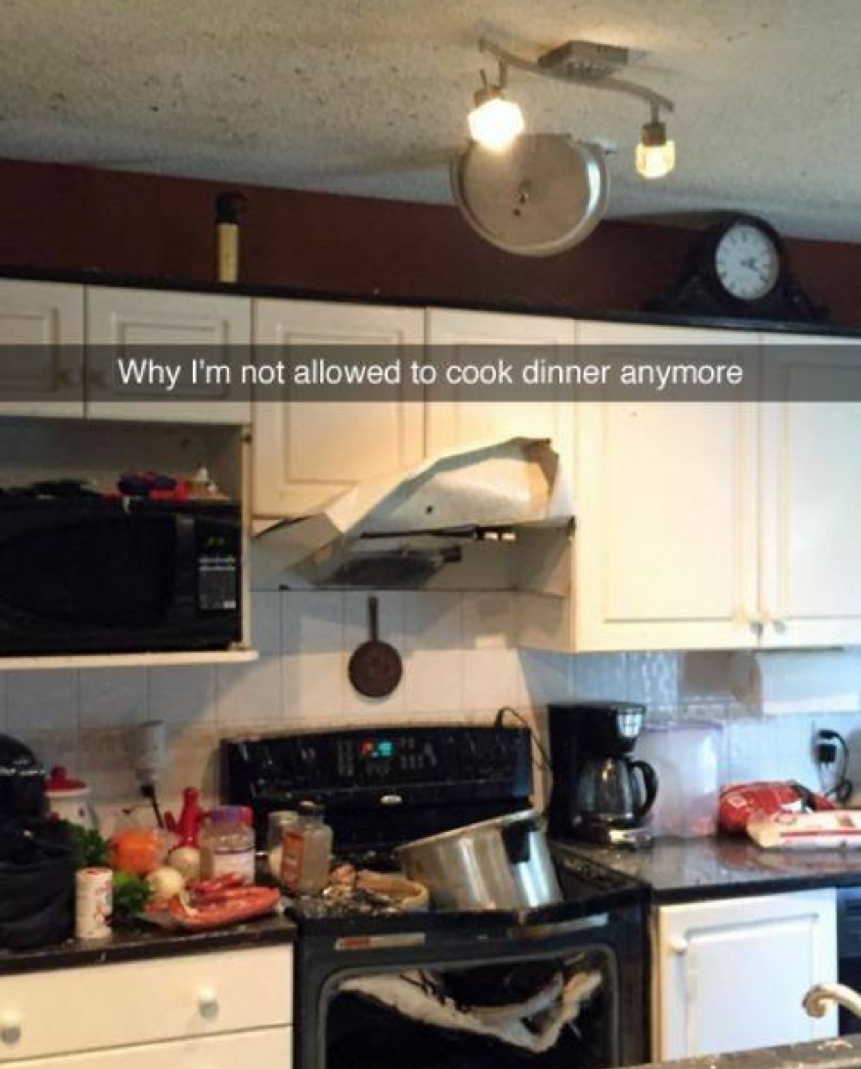 Why I’m not allowed to cook dinner anymore