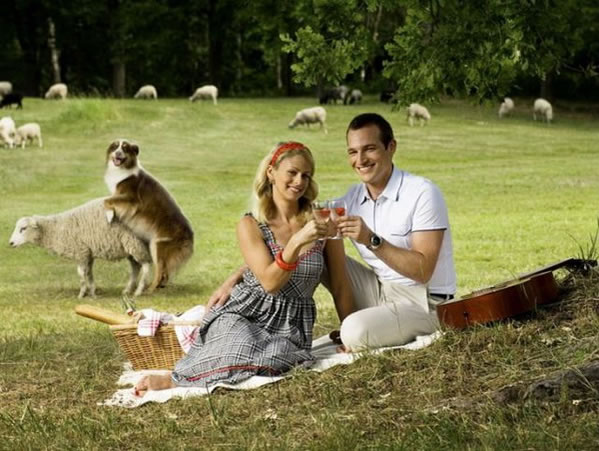 Not the most romantic place for a picnic.