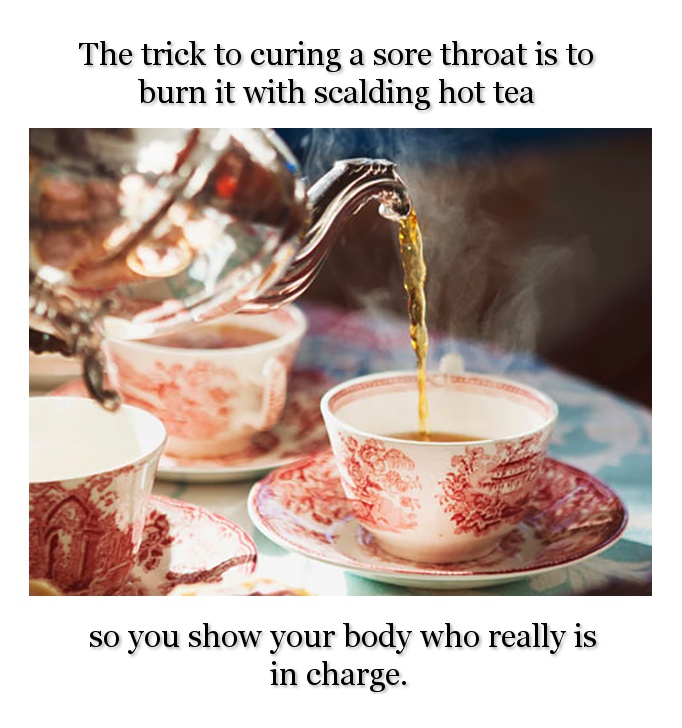 How to cure a sore throat