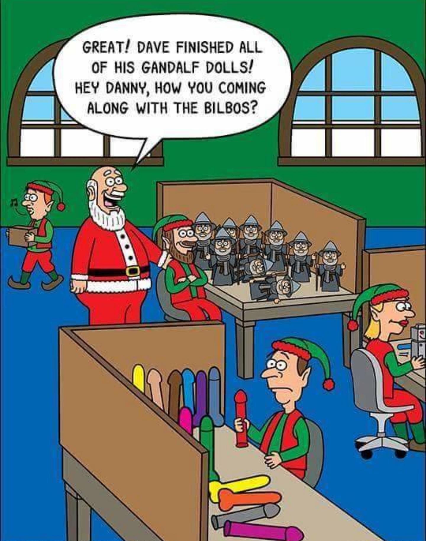 Meantime in Santa’s toy factory
