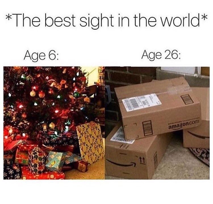 Presents then and now