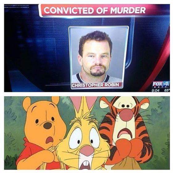 Christopher Robin convicted of murder