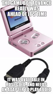 Game Boy Advance was ahead of Apple!