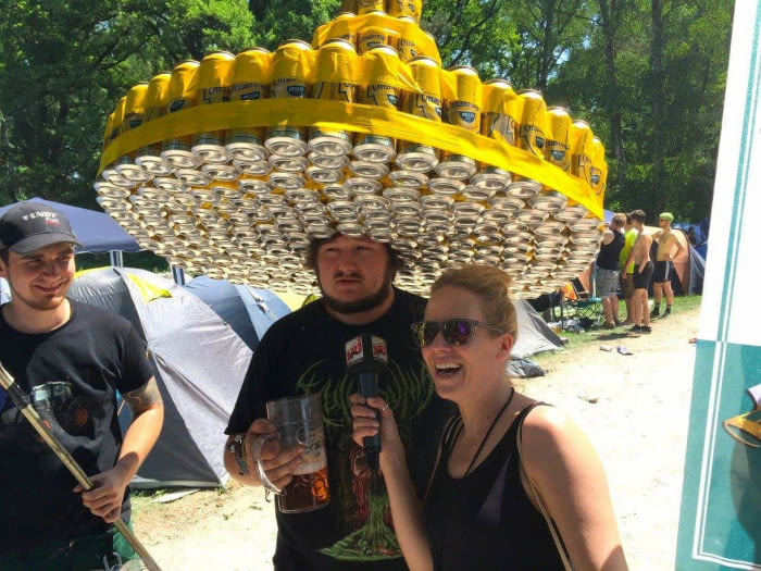 Camping Beer Hat