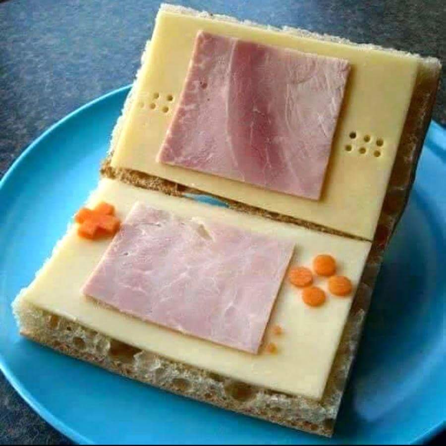 Nintendo sandwich – awesome geeky breakfast