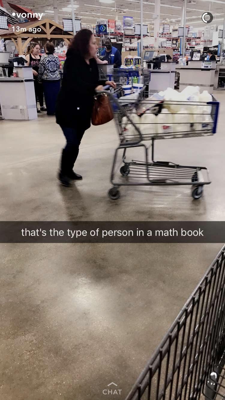 That’s the type of person in a math book