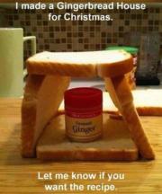 DIY Gingerbread house for Christmas.