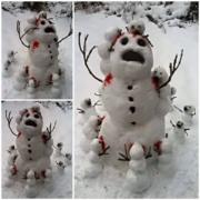 Snow man cannibals