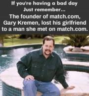 The founder of match.com lost his girlfriend to a man she found on match.com