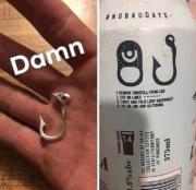 Get a fishing hook from a beer can, smart design