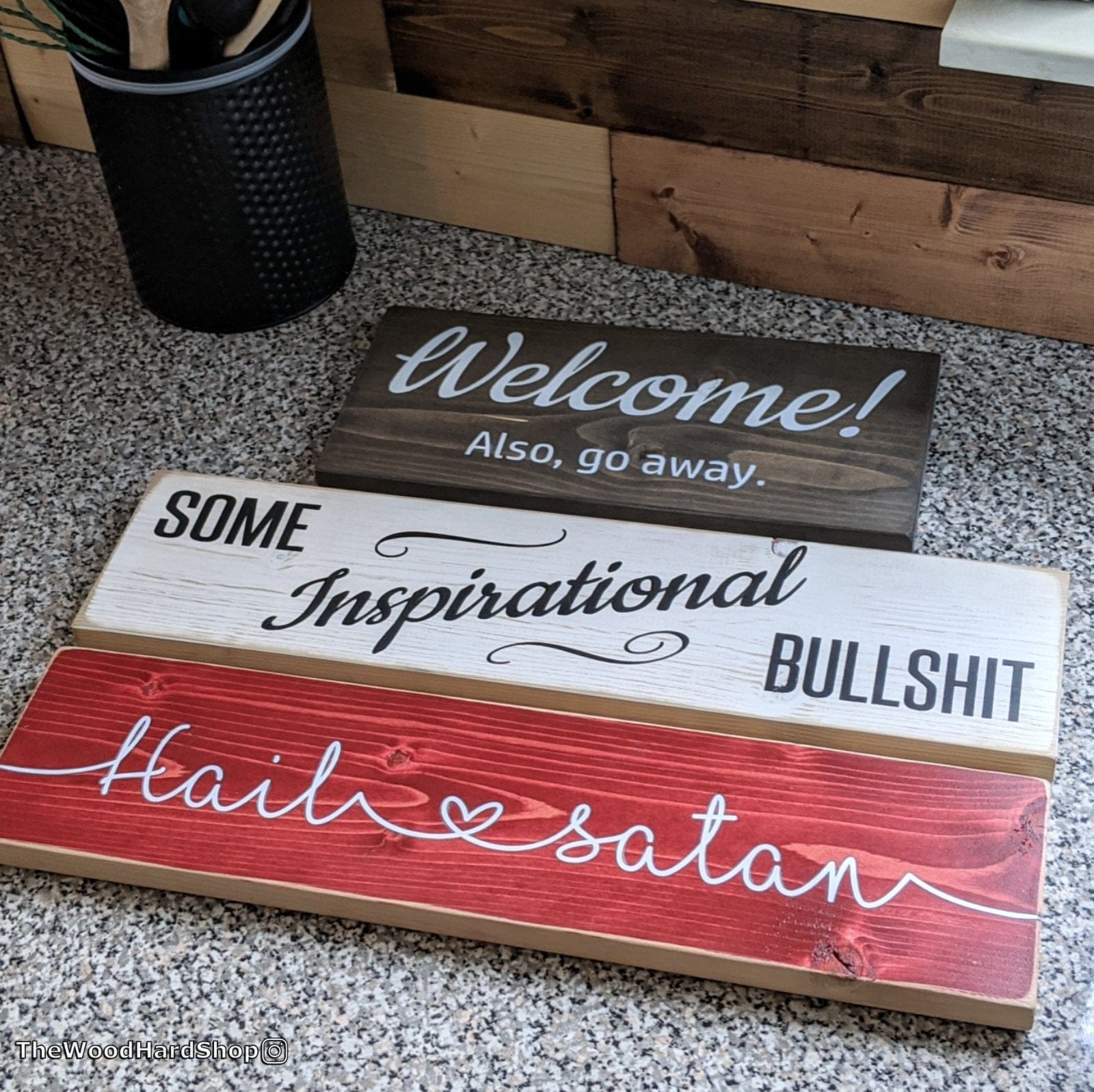 Here’s some dope welcome signs, if you’re bored of all the inspiration bullshit